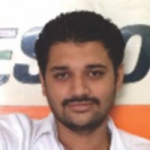 Portrait of Sheeraj Jadeja, Owner of Vimal Tyres, Surat. Uses tyre ERP software to manage tyre  business requirement.